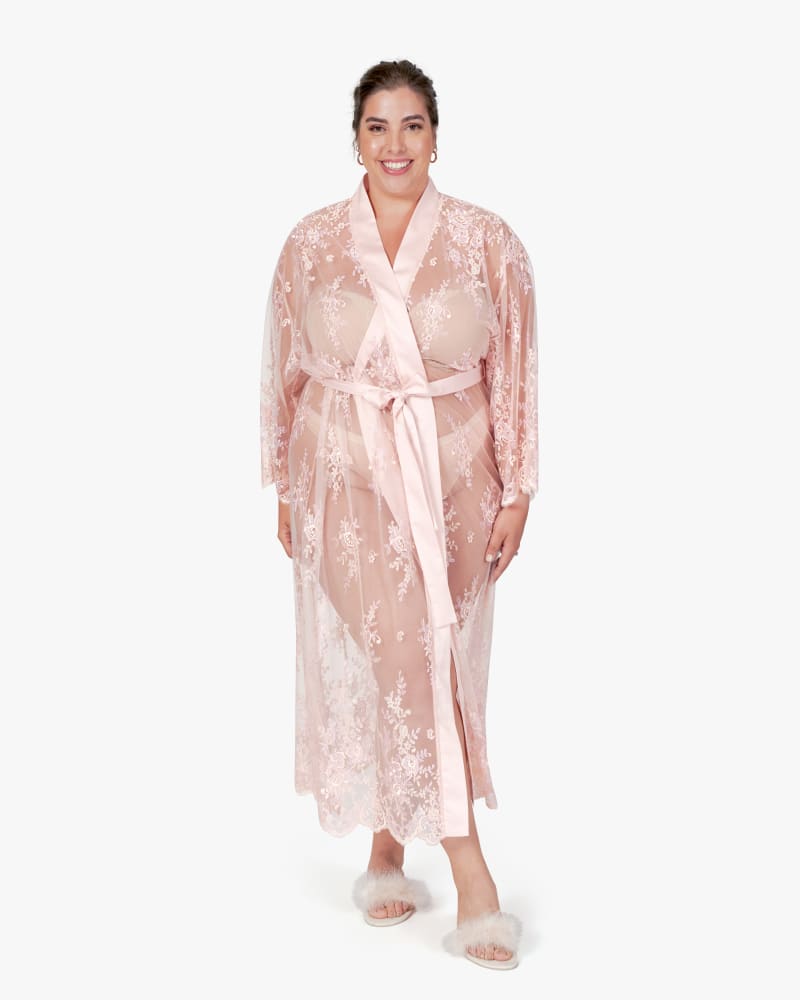 Plus size model wearing Darling Robe by RYA COLLECTION | Dia&Co | dia_product_style_image_id:184647